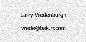 Larry Vredenburgh